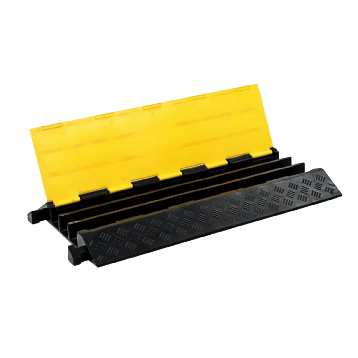 Gummi kabelbeskytter rampe 50×300×1000 mm (3 kanaler) - Image 2