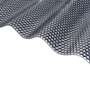 Polykarbonat sinusplater Diamond 76/18 Grå - UV-beskyttet 1045 mm