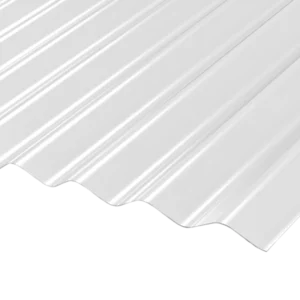Polykarbonat sinusplater LightPIÙ ONDA 76/18 Klar - UV-beskyttet 1265 mm