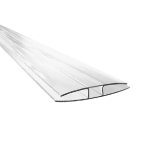 Plast H-profil - klar (4-32mm)